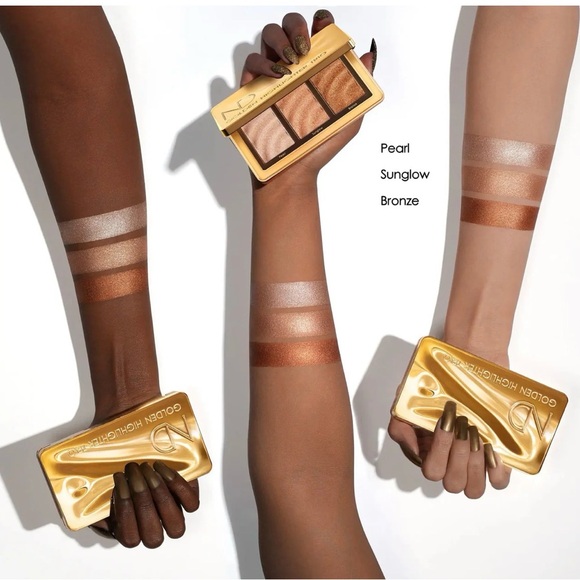 Natasha Denona Golden Highlighter Trio Palette - Picture 5 of 7